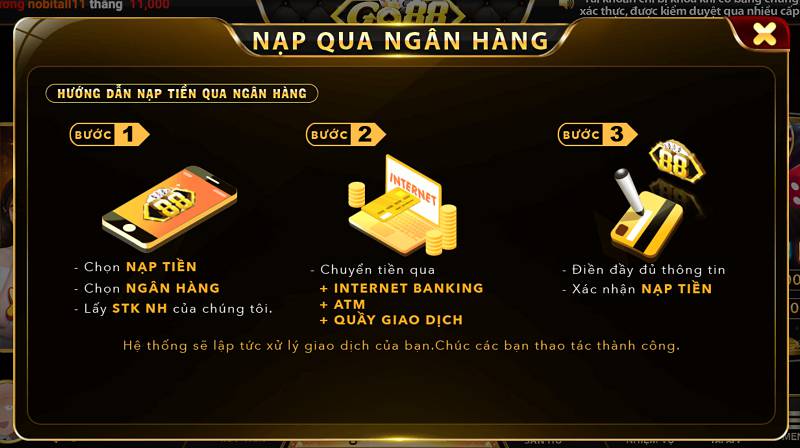 Nền tảng game Sum99 cung cấp nhiều phương thức nạp và rút tiền khác nhau - Sum99